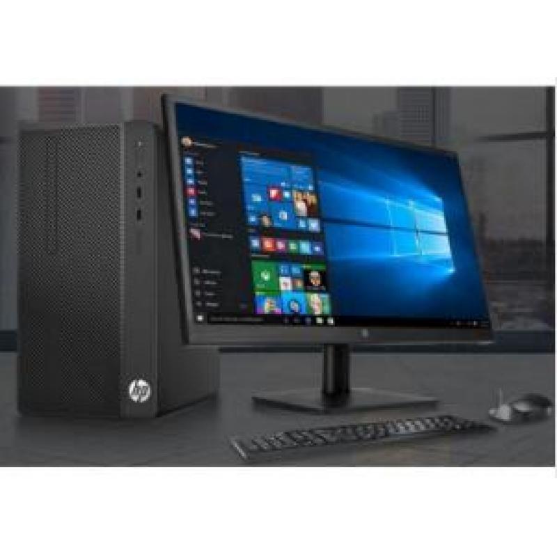 惠普(HP） 282 PRO G4 MT (i3-8100/4G/1TB+128G固态/集显/无光驱) 台式计算机 配19.5寸显示器#