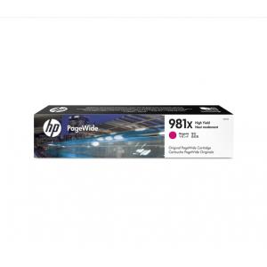 惠普（HP）L0R10A(981X)墨盒   品红色大容量页宽打印机耗材 (适用HP PageWide Enterprise Color 586 系列、556系列)