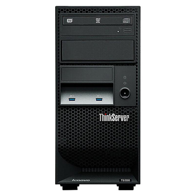 联想（ThinkServer）TS250 (E5-1225V6/16G*2/4T*2) 塔式服务器