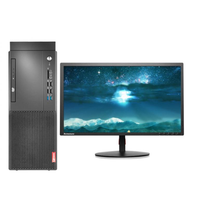 联想(Lenovo) 启天 M428-A118 （I3-9100/4GB/128G+1T/无光驱/云教室/三年有有限保修及上门/ WIN10/27寸显示器）台式计算机